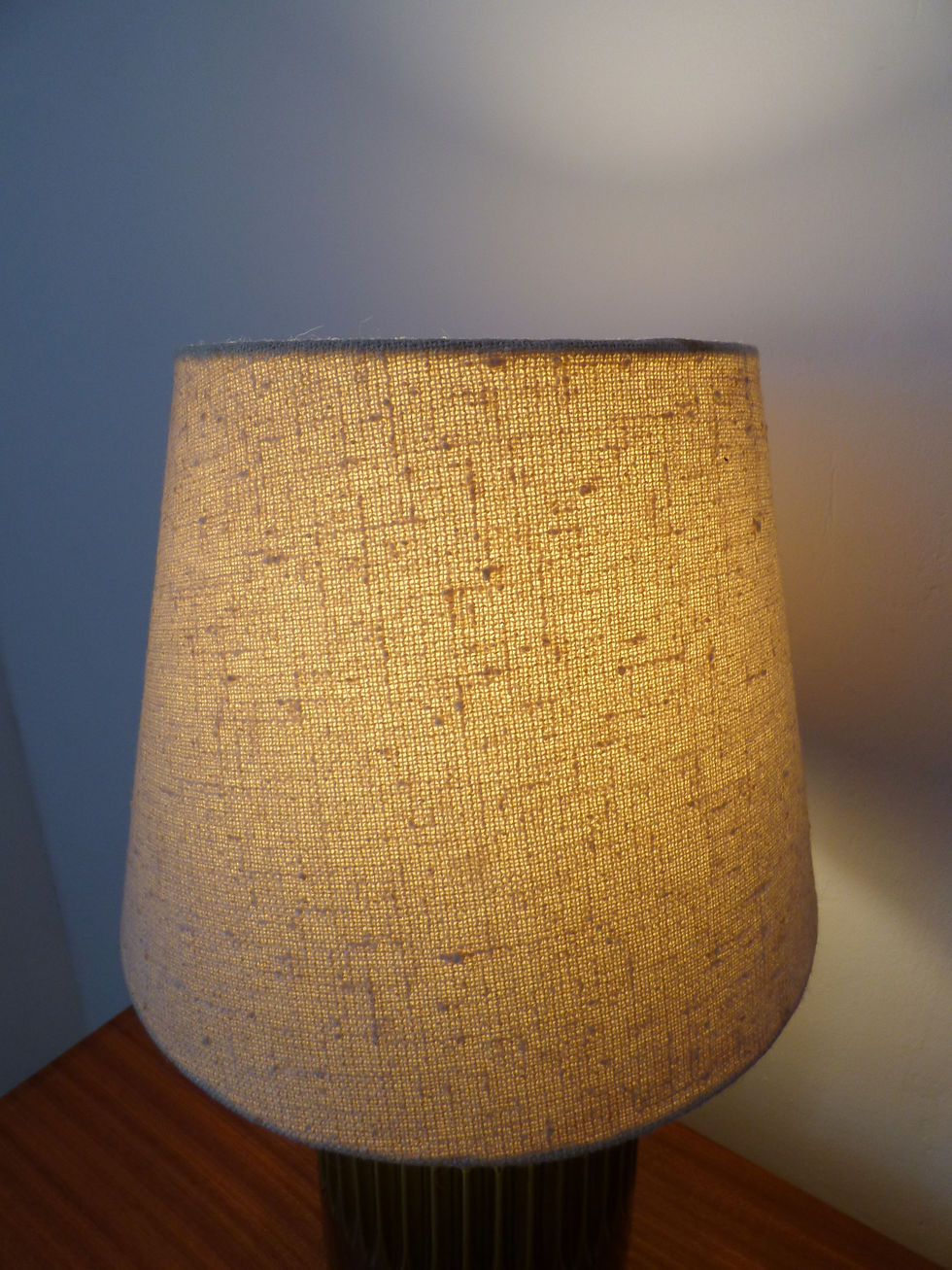 Thumbnail: 1960s Danish green ceramic table lamp