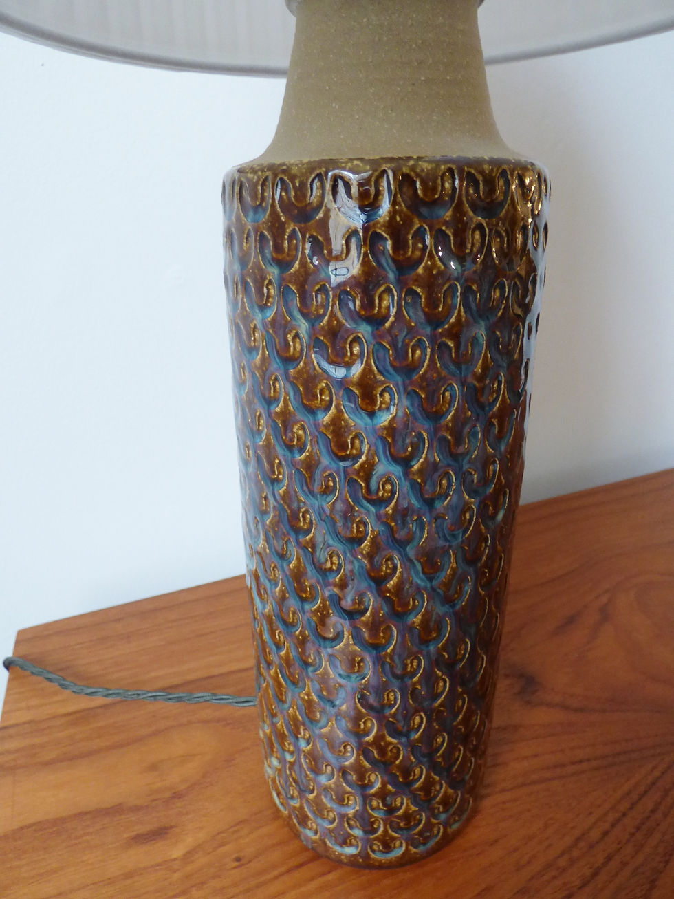 Thumbnail: Tall ceramic table lamp by Søholm