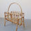 Thumbnail: Vintage bamboo magazine rack
