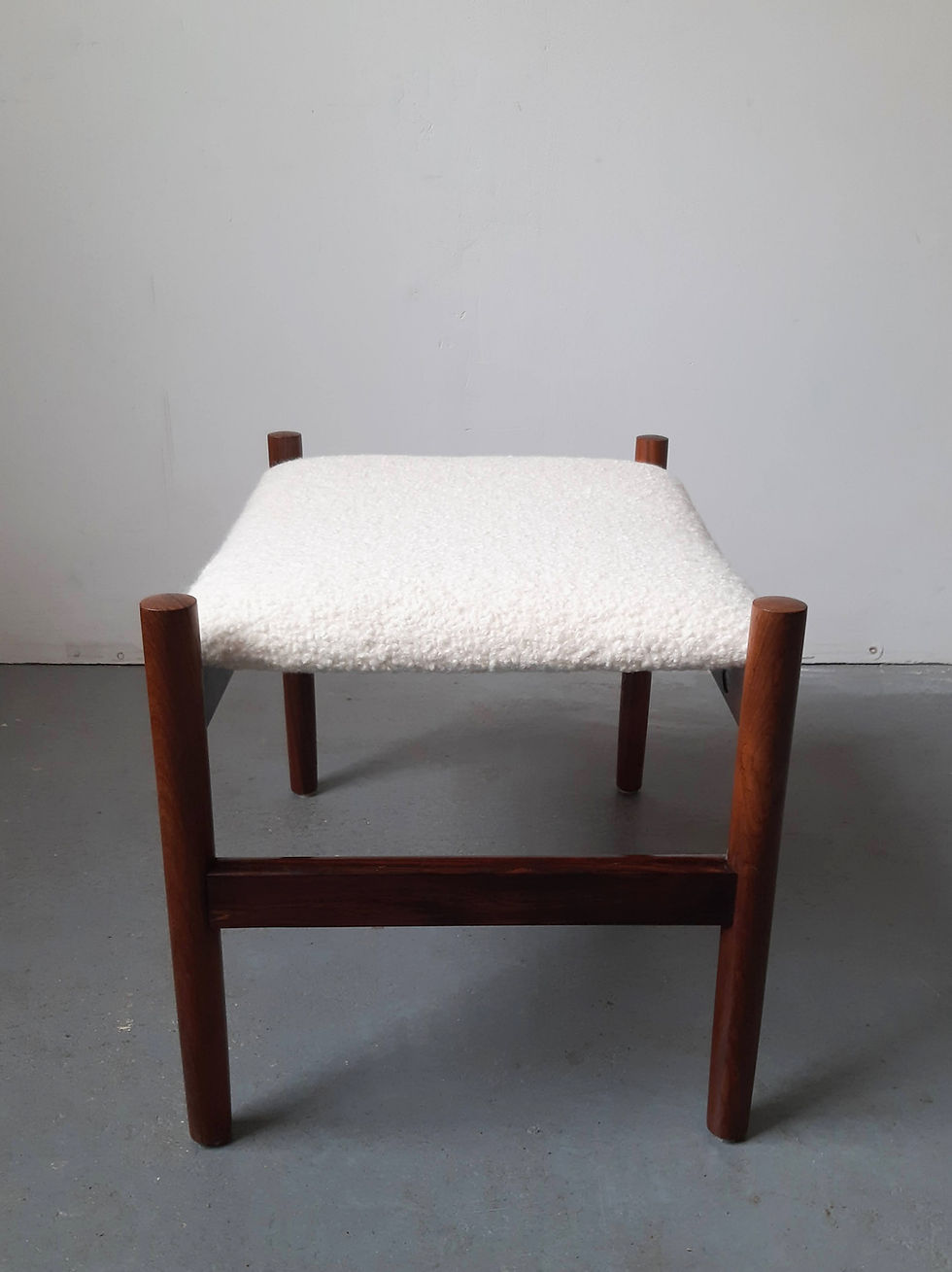 Rosewood foot stool by Spøttrup