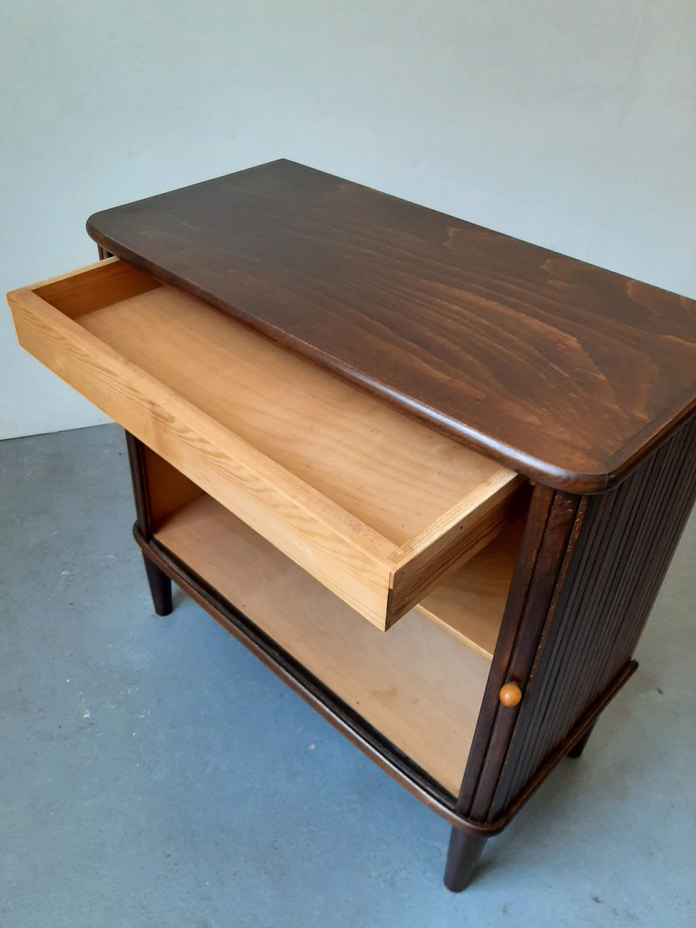 Thumbnail: Vintage Danish tambour cabinet