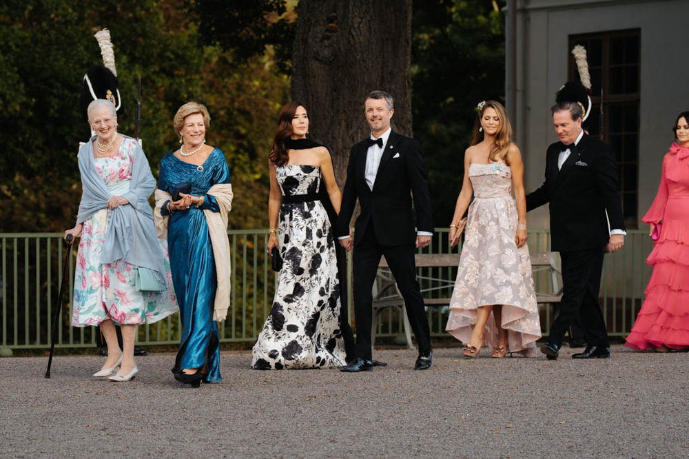 Margarita de Dinamarca, Ana María de  Grecia, Federico y Mary de Dinamarca, Magdalena de Suecia y Chris O’Neill