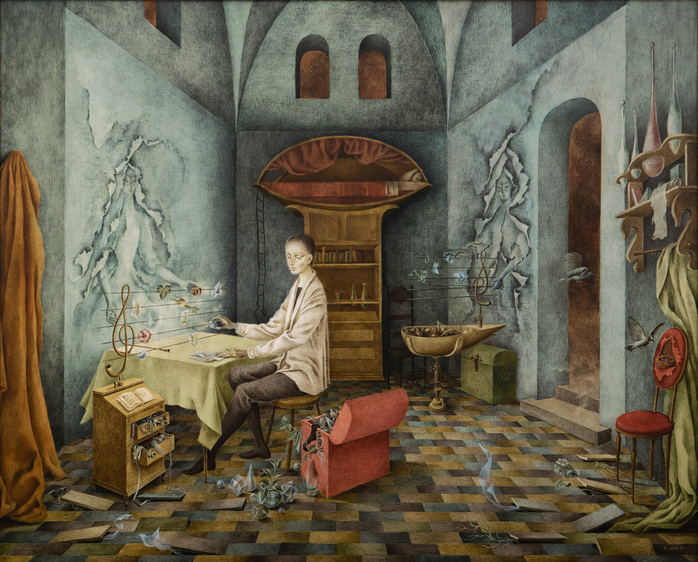 Remedios Varo. Armonía, 1956. Colección de Eduardo F. Costantini. © 2023 Remedios Varo, Artists Rights Society (ARS), New York / VEGAP, Madrid