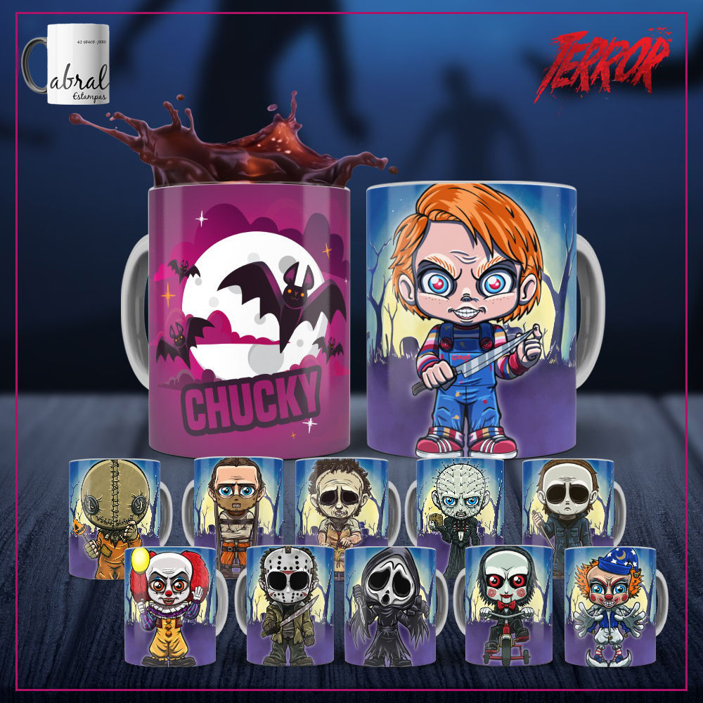 Terror (Chibi) - Diversas Opções de Personagens