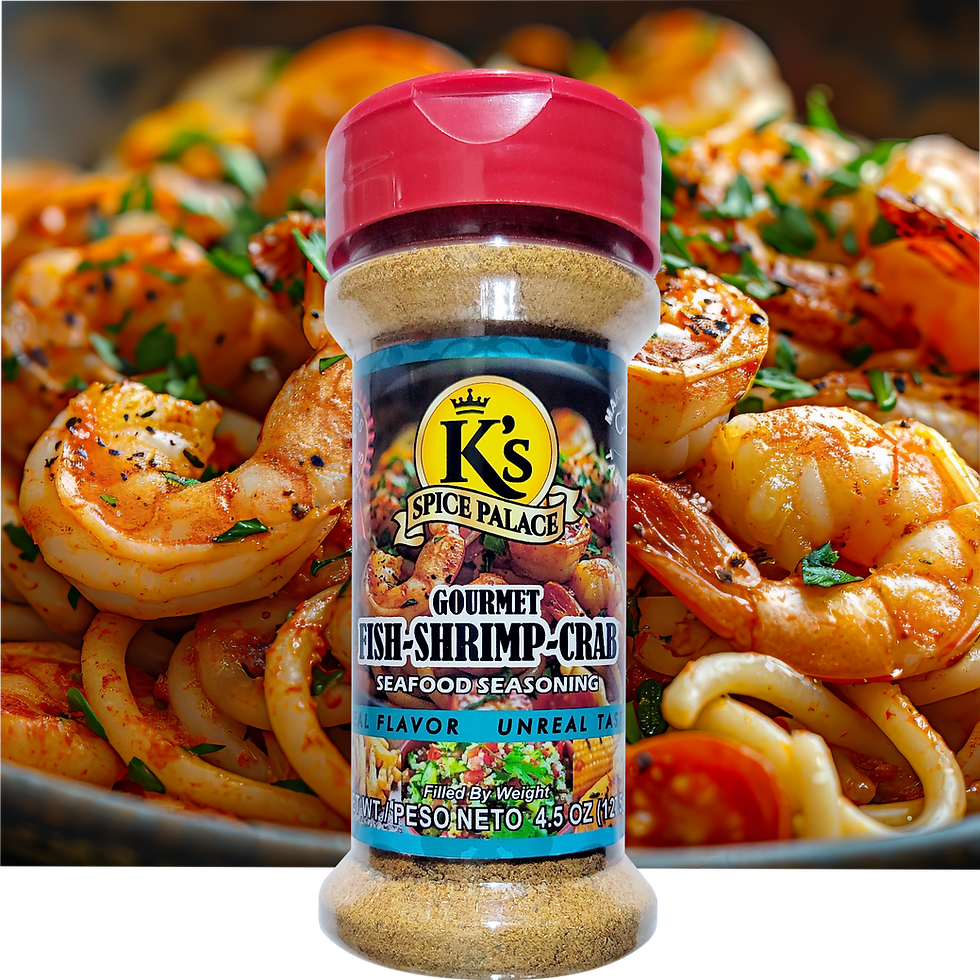 GOURMET FISH-SHRIMP-CRAB SEASONING 4.5 OZ (127.5g)