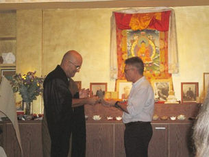 Ceremonia de despedida de Dharmadhatu