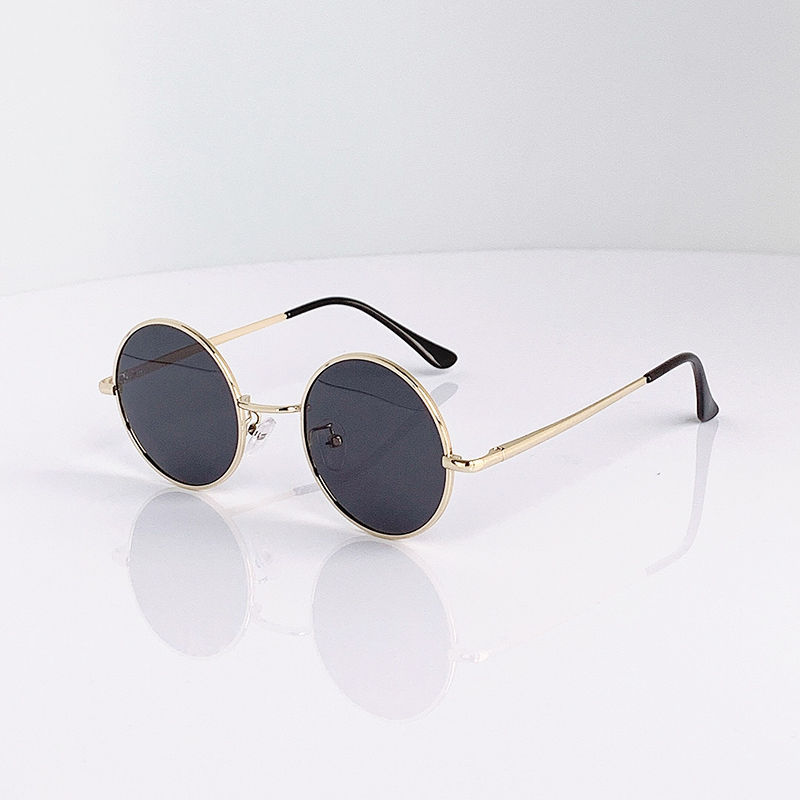 Thumbnail: Retro Vintage Round Polarized Sunglasses Men Brand Designer Sun Glasses Women Al