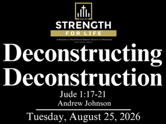 Blog title card; topic is deconstructing Christianity