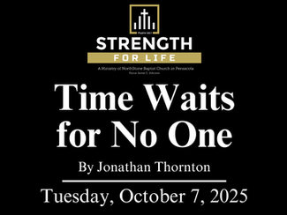 Blog title card; topic is the passing of time