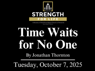 Blog title card; topic is the passing of time