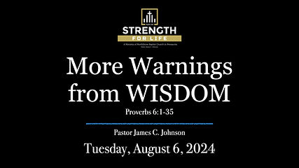 Blog title card; topic is warnings from God