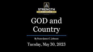 Blog title card; topic is the founding of the US and Scripture