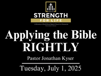 Blog title card; topic is applying the Bible accurately