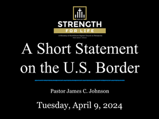 A Short Statement on the U.S. Border