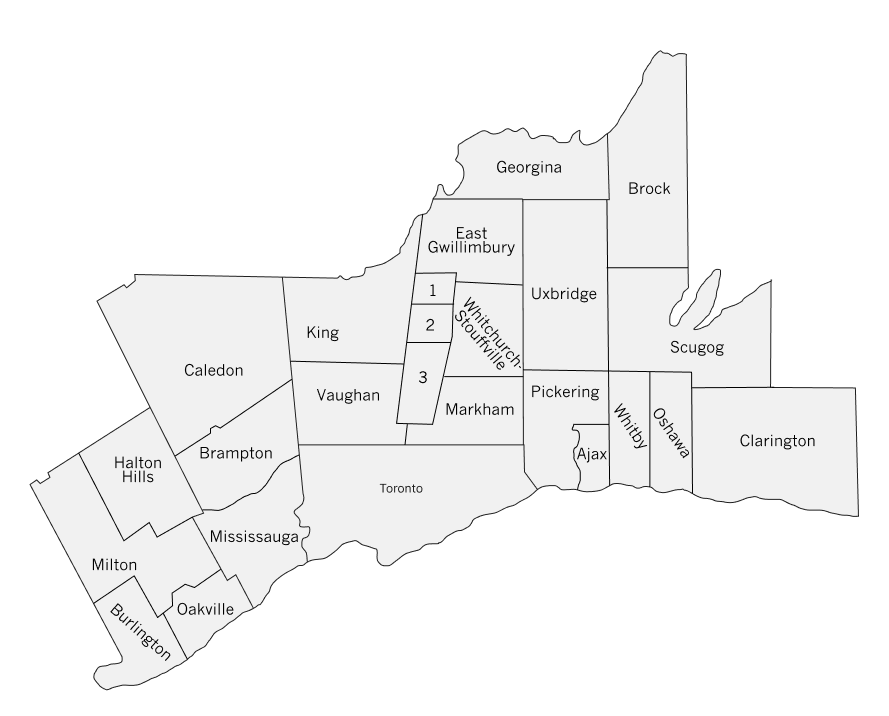 Trades group Areas served