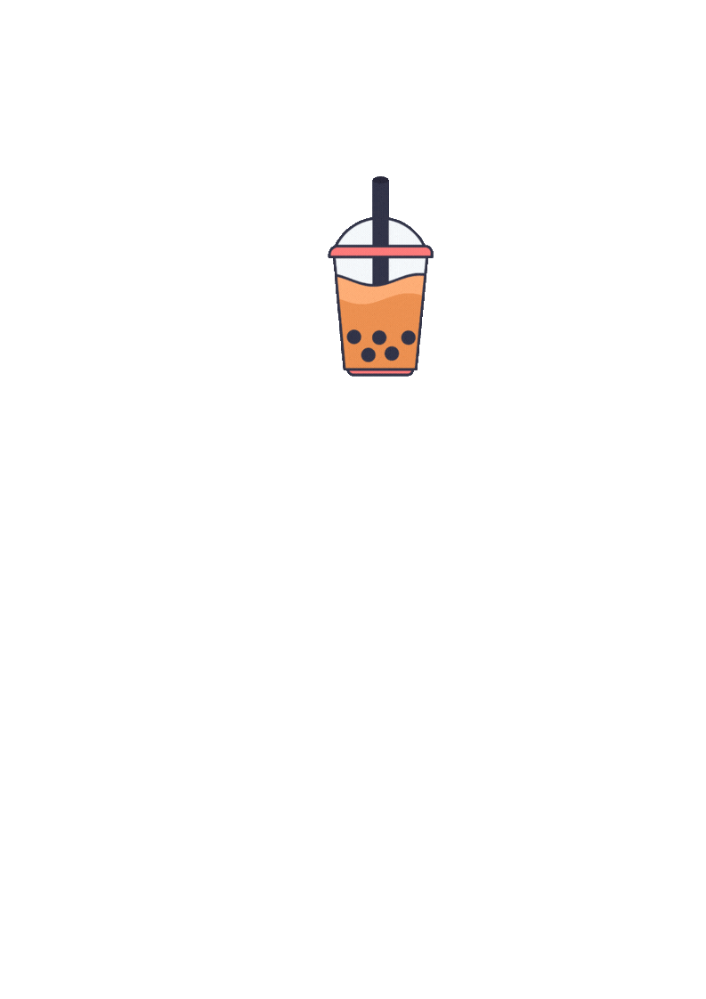 Animation bubble tea