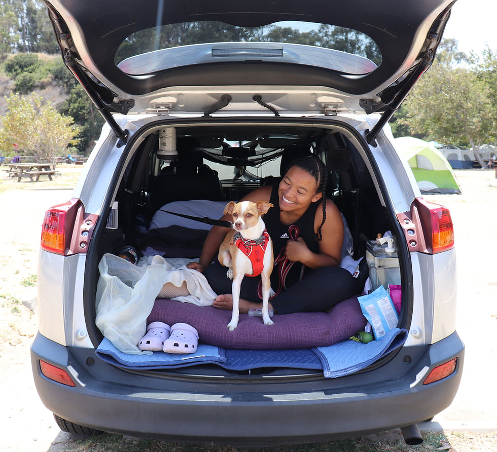 Marcela and Walter, Gaviota Campground, CA 2021