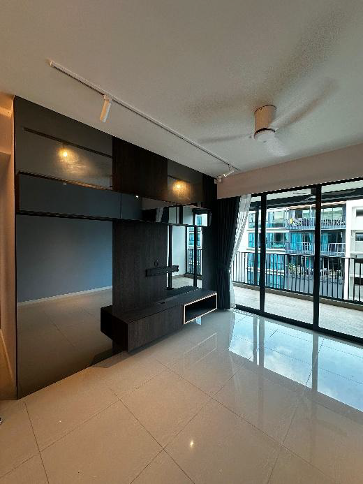 Existing built-in carpentry.