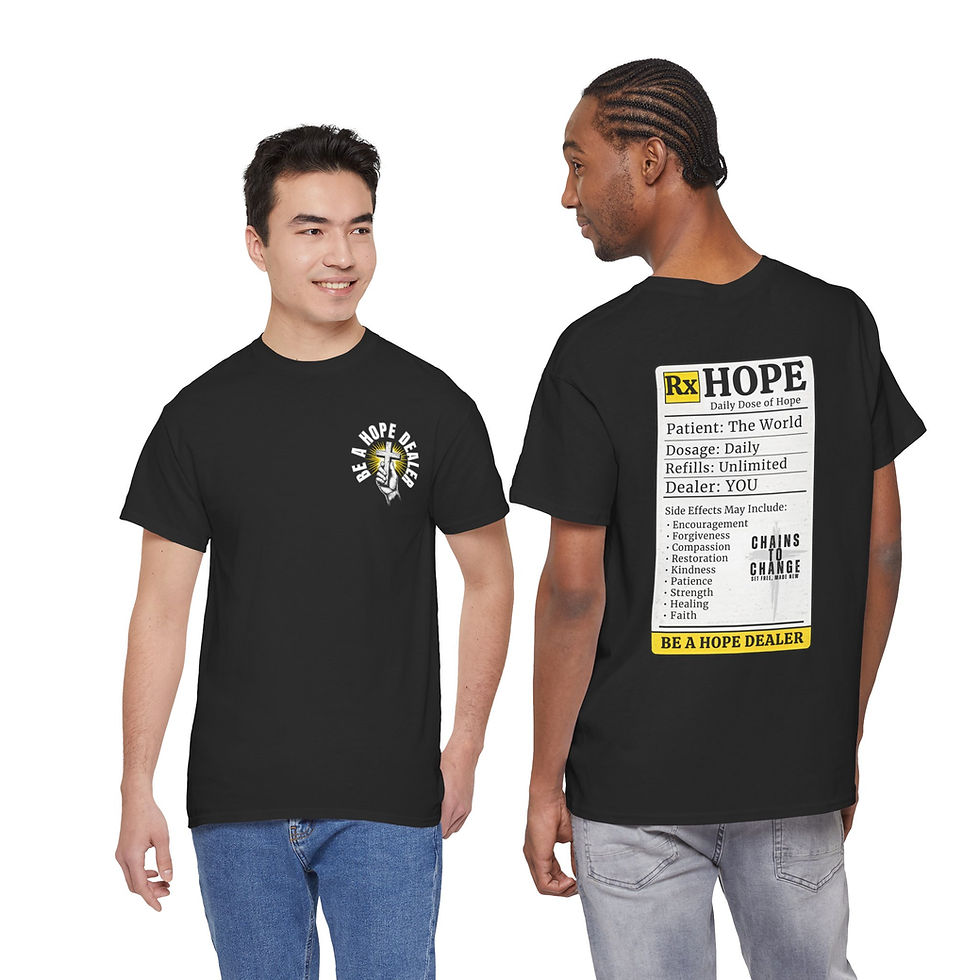 Thumbnail: Hope Dealer T‑Shirt — 'Hope' Prescription Graphic Tee