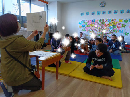 避難訓練(おれんじはうす)