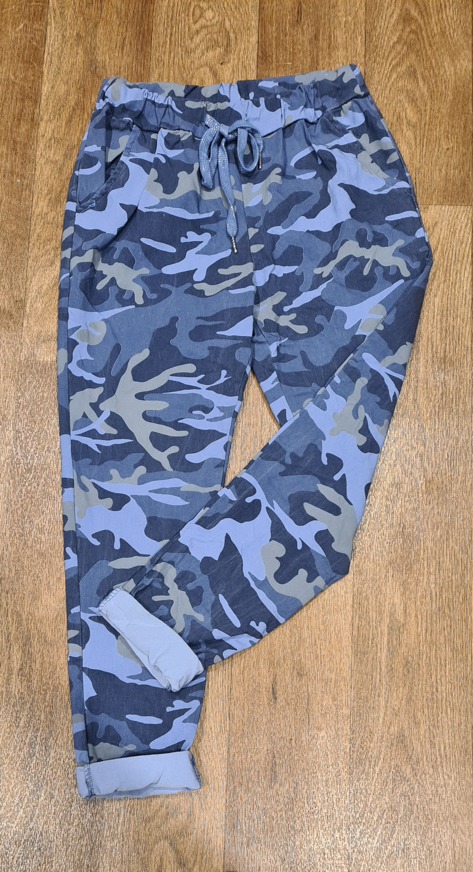 Magic Trousers - Blue Camo