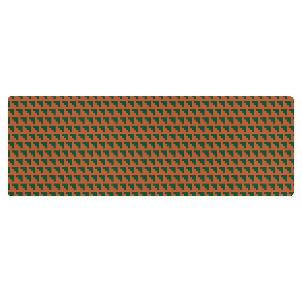Thumbnail: Forest Green Serenity Square yoga mat large
