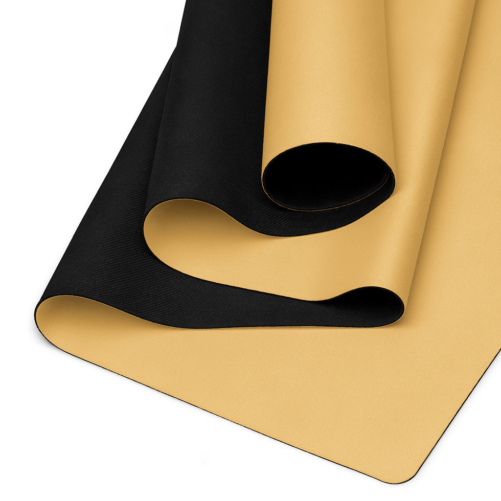 Thumbnail: Harvest Gold Serenity yoga mat for travel