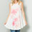 Thumbnail: Sleeveless Tunic Dress With Floral Print Sublimation