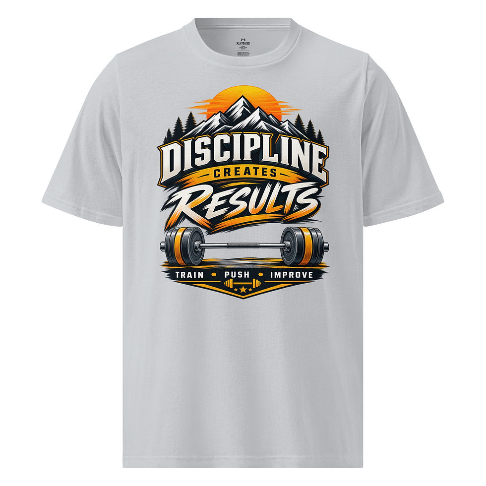Thumbnail: Under Armour Athletic T-Shirt: Discipline Creates Results Workout Tee