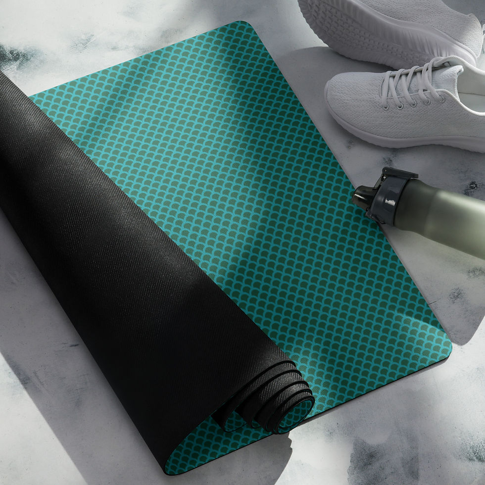 Thumbnail: British Racing Green Semicircle Yoga Mat