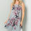 Thumbnail: Sleeveless Tunic Dress With Floral Print Sublimation