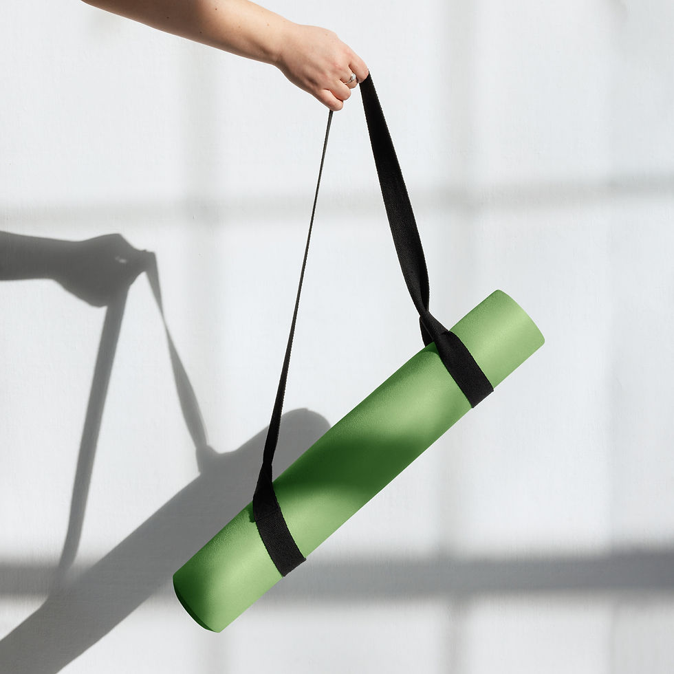 Thumbnail: Green Oasis Serenity yoga mat for camping