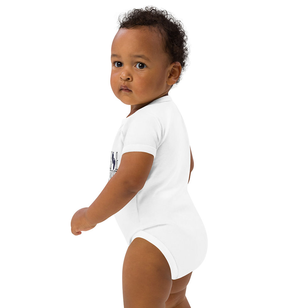 Thumbnail: Tiny Toes & Button Nose Organic Cotton Baby Bodysuit👶🌱💛