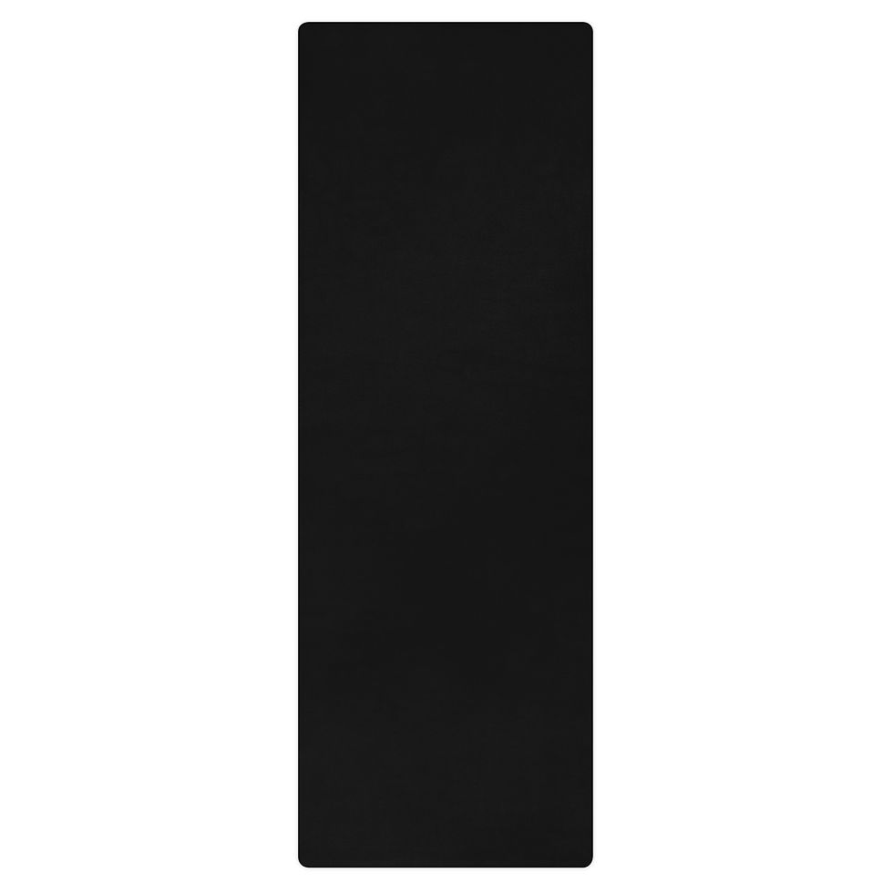 Thumbnail: Black Serenity yoga mat large