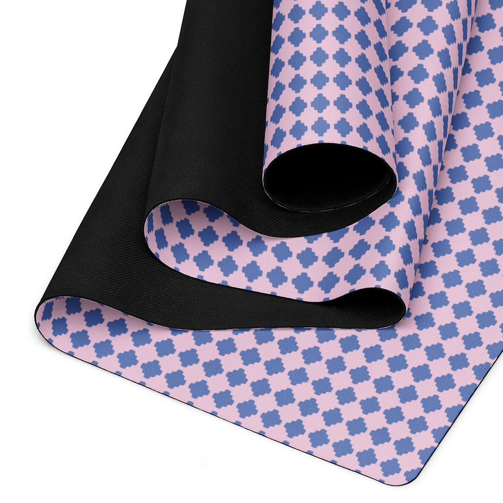 Thumbnail: Mariner Triangle Wavy yoga mat for travel