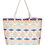 Thumbnail: Coral Mint Leopard Tribal Tote Bag