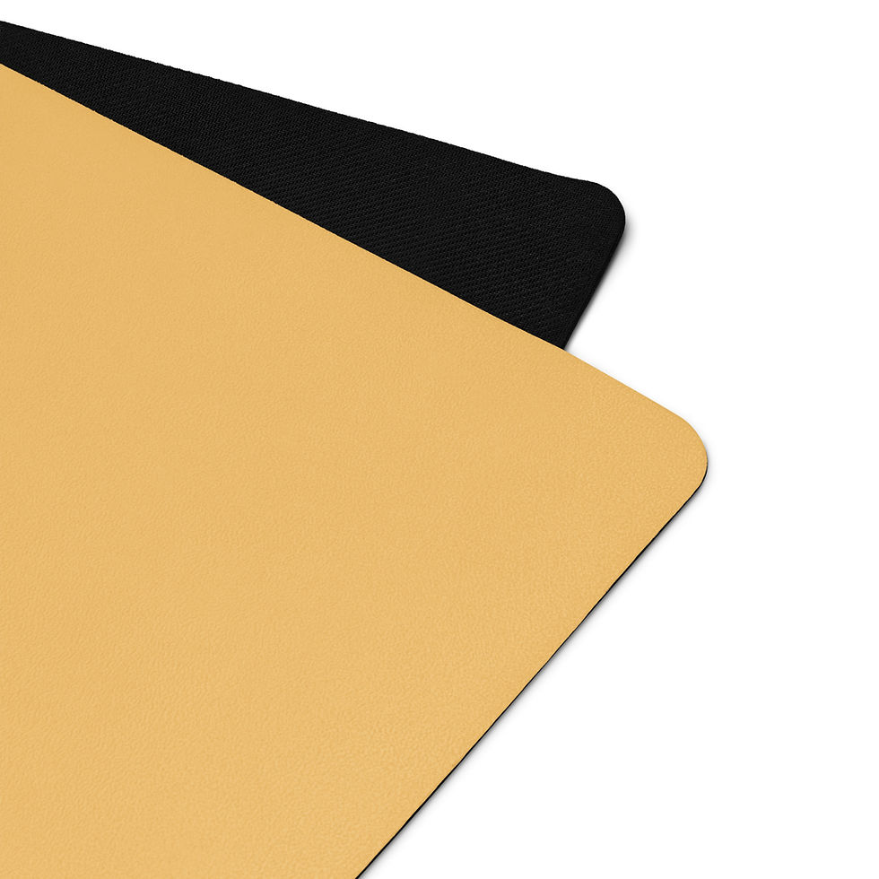 Thumbnail: Harvest Gold Serenity yoga mat for beginners