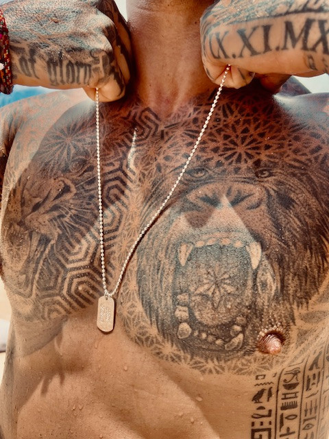 Sacred Strength Silver Triskel Mala