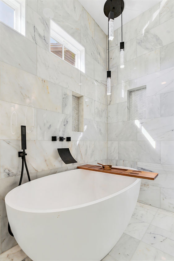 free standalone bathtub for master bath