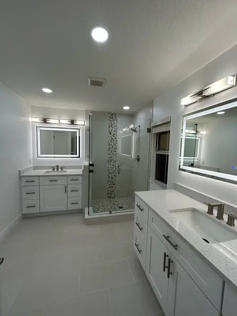 full mater bathroom renovation , bathtub conversion , full bathroom renovation orlando fl