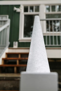 Aluminum stair railing in Victoria, BC