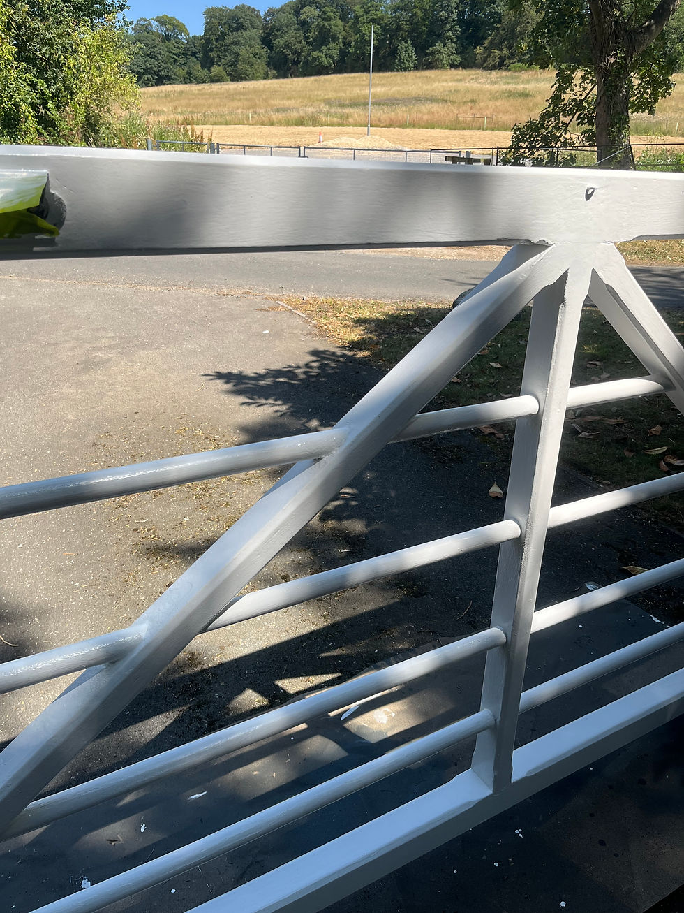 White gate
