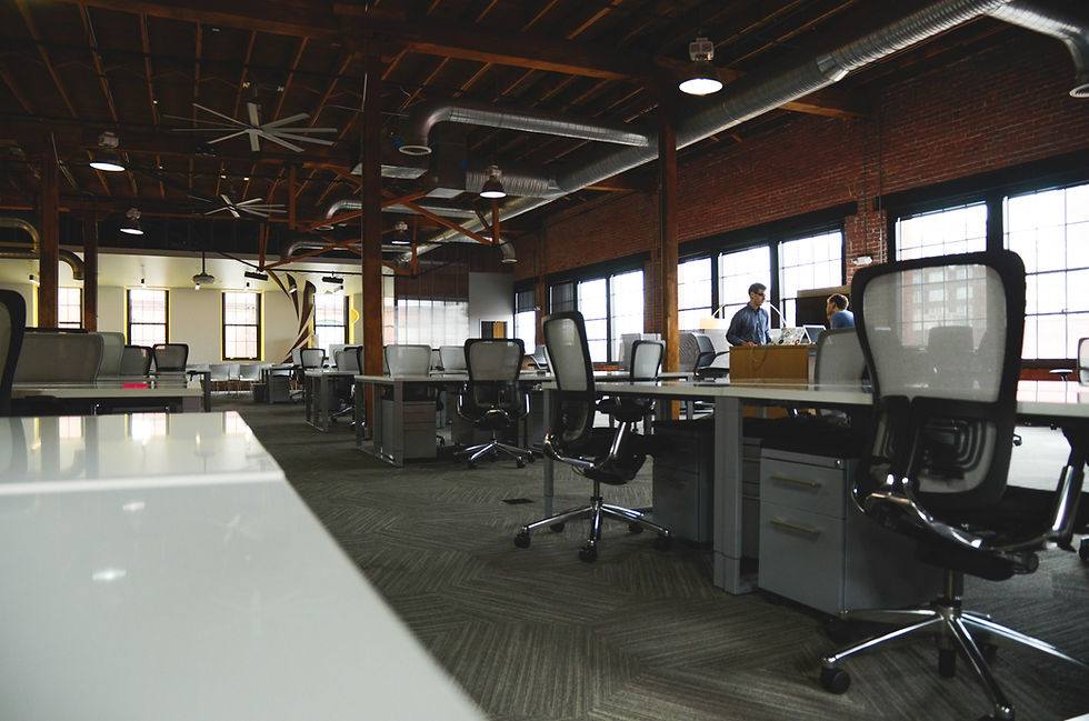 Interior de la oficina moderna