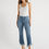 Thumbnail: Sofia Jeans Women's Mayra Crop Flare High-Rise Cha Cha Fray Hem Jeans, 27" Inse