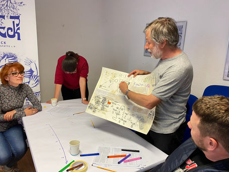 Vorbereitungstreffen für das Jewish ArtEck Sommercamp 2022