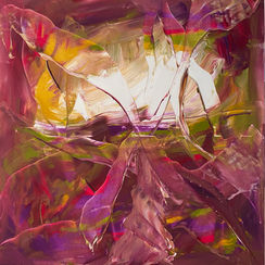 Intense, acrylics on canvas, 100x100cm
