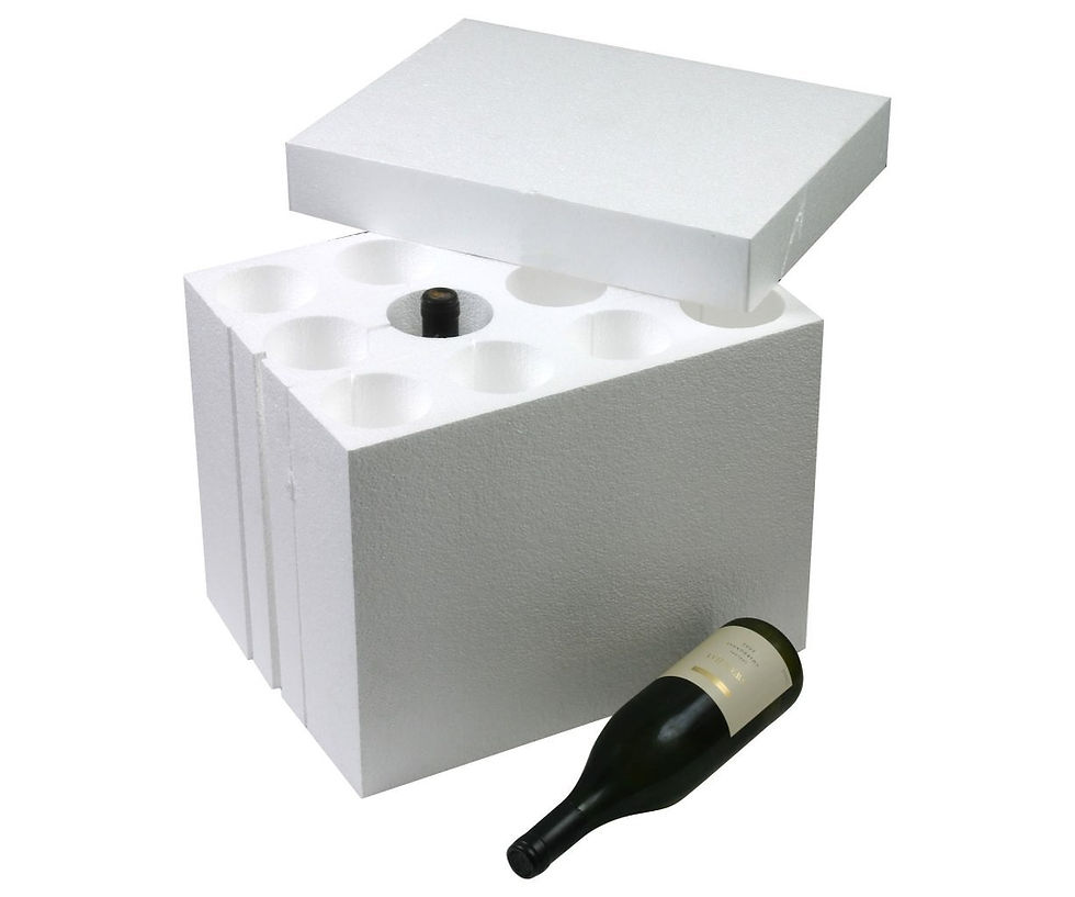 Polystyrene Wine Box