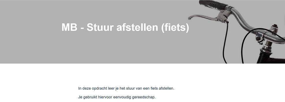 MB - Stuur afstellen (fiets)