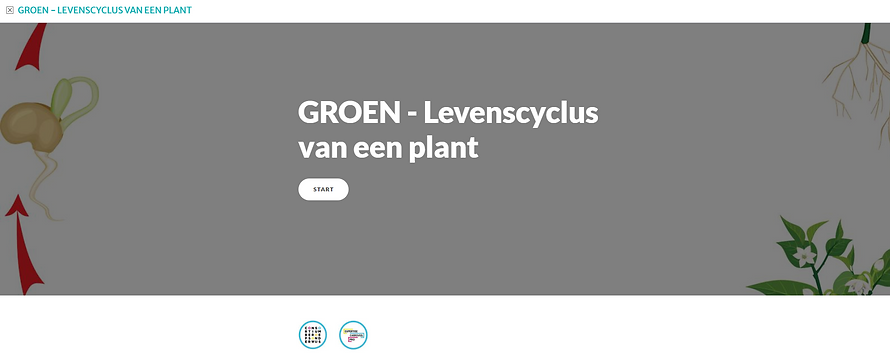 GROEN - Levenscyclus van een plant