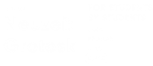 ASUOP Typeface Neuzeit Grotesk